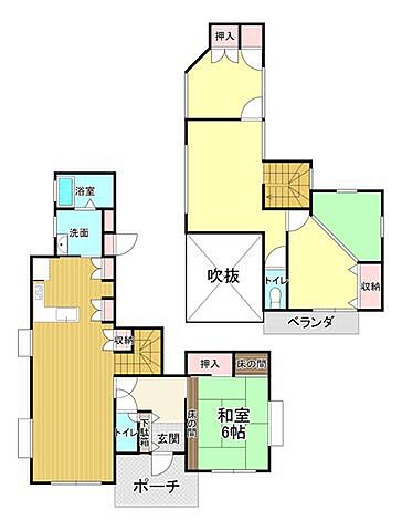 間取り 下関市一の宮本町2丁目