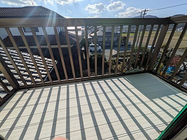 南向きバルコニー