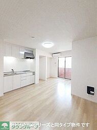 西武拝島線 西武立川駅 徒歩20分の賃貸アパート 1階1LDKのリビング/ダイニング