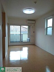 JR八高線 箱根ケ崎駅 徒歩15分の賃貸アパート 2階1LDKのリビング/ダイニング