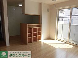 JR中央線 国立駅 徒歩9分の賃貸アパート 2階2LDKのリビング/ダイニング