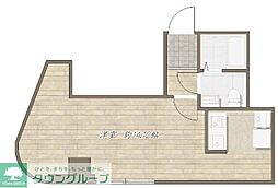 西武多摩湖線 八坂駅 徒歩6分の賃貸マンション 3階ワンルームの間取り