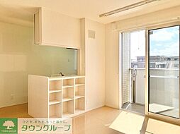 JR青梅線 中神駅 徒歩7分の賃貸アパート 2階1LDKのリビング/ダイニング