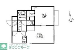 コンフォート 1LDKの間取図画像