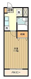 マイステージ立川 1Kの間取図画像