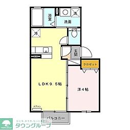 プラムツリー 1LDKの間取図画像