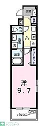 エコー 1Kの間取図画像