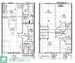 グランソフィア三ツ木II(仮称)ABCD 3LDKの間取図画像