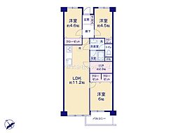 間取図画像 3SLDK