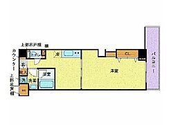 東京メトロ有楽町線 江戸川橋駅 徒歩3分の賃貸マンション 1階1DKの間取り