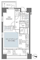 東京メトロ丸ノ内線 本郷三丁目駅 徒歩4分の賃貸マンション 3階1LDKの間取り