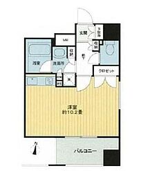 東京メトロ半蔵門線 九段下駅 徒歩3分の賃貸マンション 5階1Kの間取り