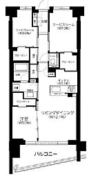 シティテラス文京小石川 1LDKの間取図画像
