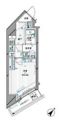 MAINSTAGE文京小石川 1Kの間取図画像
