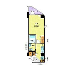 LEXE文京白山 1Kの間取図画像