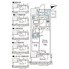 物件の間取り