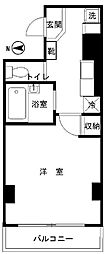 スカイコート文京小石川5 1Kの間取図画像