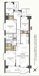 モア・ステージ南柏 4LDKの間取図画像