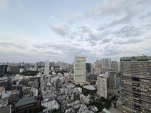 37階ビューラウンジからの眺望です。都内の夜景を一望し、ゆったりと贅沢なお時間をご堪能頂けます。