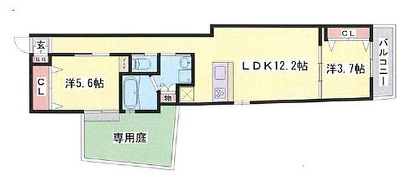 同じ建物の物件間取り写真 - ID:228045177975