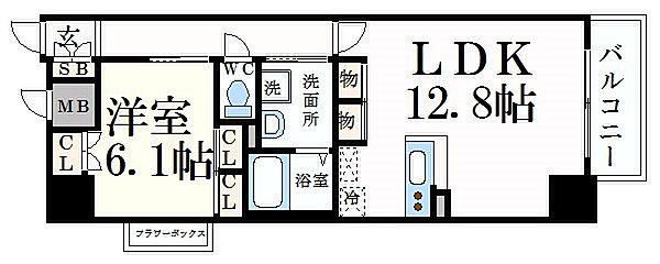 同じ建物の物件間取り写真 - ID:228049105328