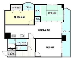 間取図画像 3LDK