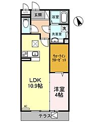 間取図画像 1LDK