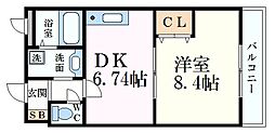 間取図画像 1DK
