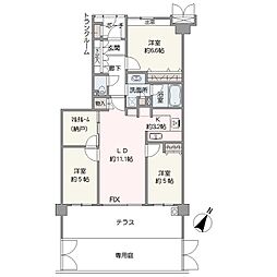 間取図画像 3LDK