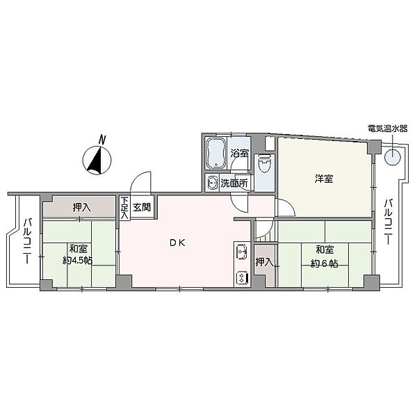 間取りを拡大表示
