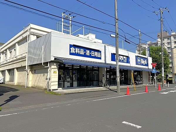 【ビッグ・エー相模原鵜野森店】徒歩7分。「安心・新鮮な美味しさをいつでもお安く！」をコンセプトにしたスーパー。買い忘れがあっても、サッと向かうことができる距離です。営業時間は、8:00～23:00。