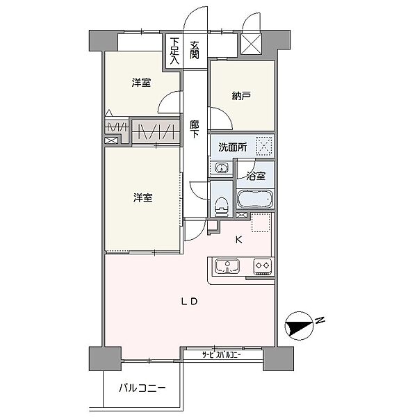 間取りを拡大表示