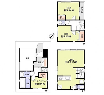 間取り JR鹿児島本線 春日駅 徒歩6分