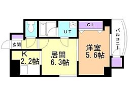 間取図画像 1LDK