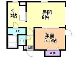 ビストロシェモア月寒 1階