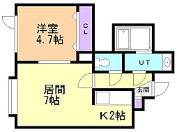 プルメリア真駒内 1階