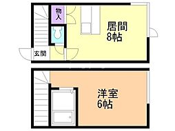 ラピス澄川 1LDKの間取図画像