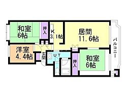 東急ドエル平岸台ビレッジ3号棟 4階/404