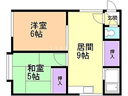 レジデンス平岡 2階