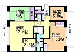 アームズ虹が杜 5階