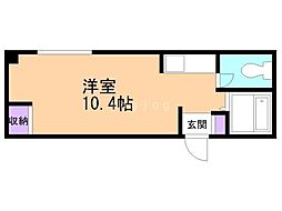 マンションセントラルハイツ1 ワンルームの間取図画像