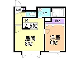 間取図画像 1LDK