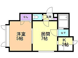 間取図画像 1LDK