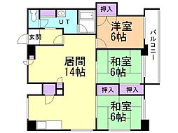間取図画像 3LDK