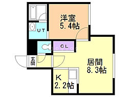 間取図画像 1LDK