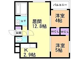 札幌市営東豊線 月寒中央駅 徒歩5分 2階/-