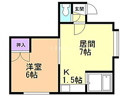 間取図画像 1LDK