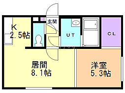 間取図画像 1LDK
