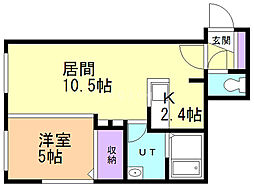 間取図画像 1LDK