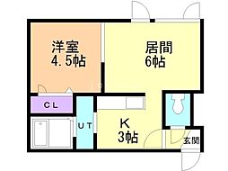 間取図画像 1LDK